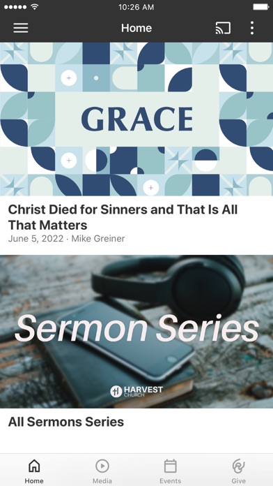 Harvest Church PA Screenshot