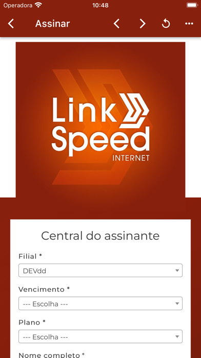 Link Speed Internet Screenshot