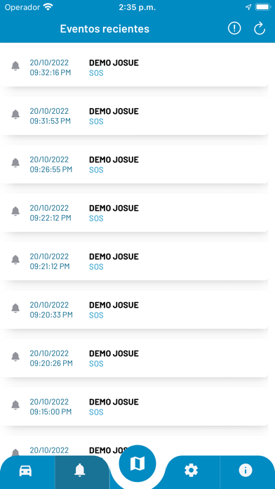PERUGLOBAL GPS Screenshot