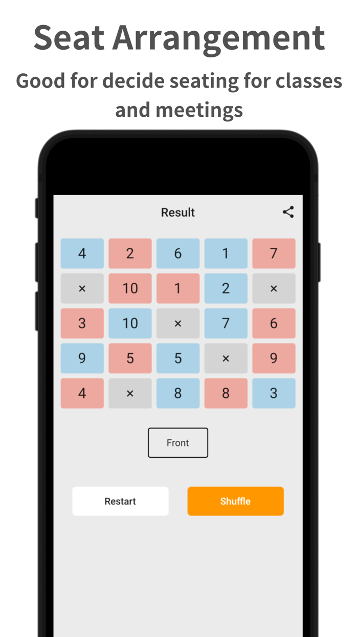 Easy Seating Arrangement
