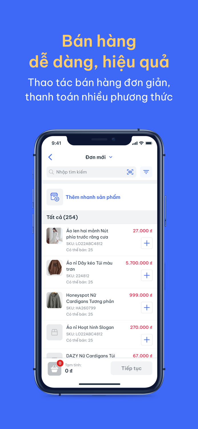 NextShop - Quản lý bán hàng