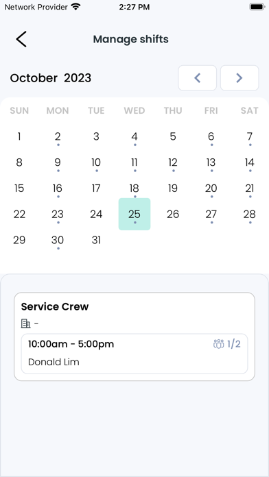 Inside: Manage your work Screenshot