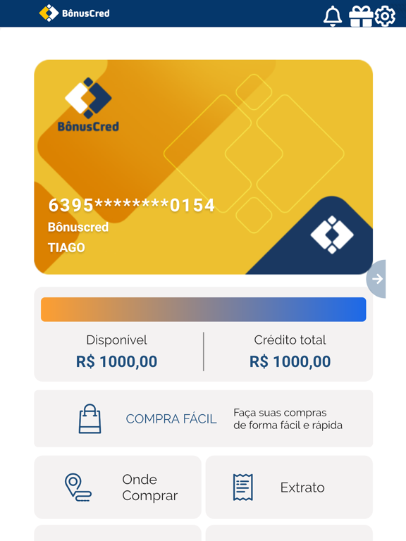 Screenshot #4 pour Bônuscred para Clientes