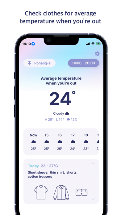 Kirim - Clothes for weather Screenshot
