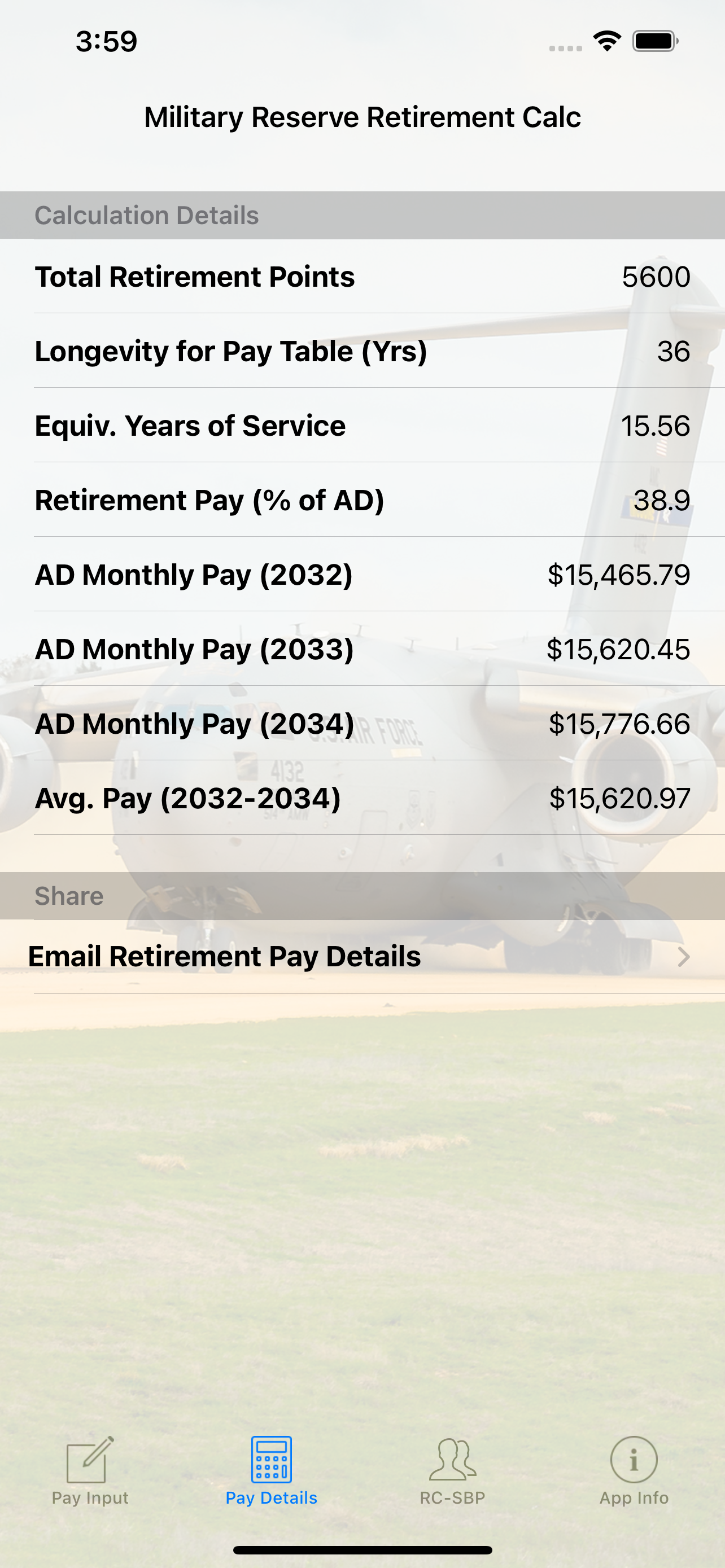 Military Reserve Retirement