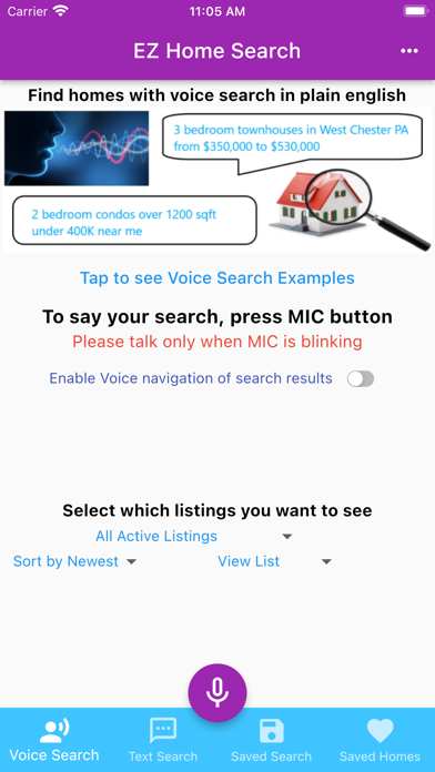 EZ Home Search Screenshot