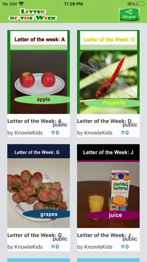 Letter of the Week Lite screenshot 1