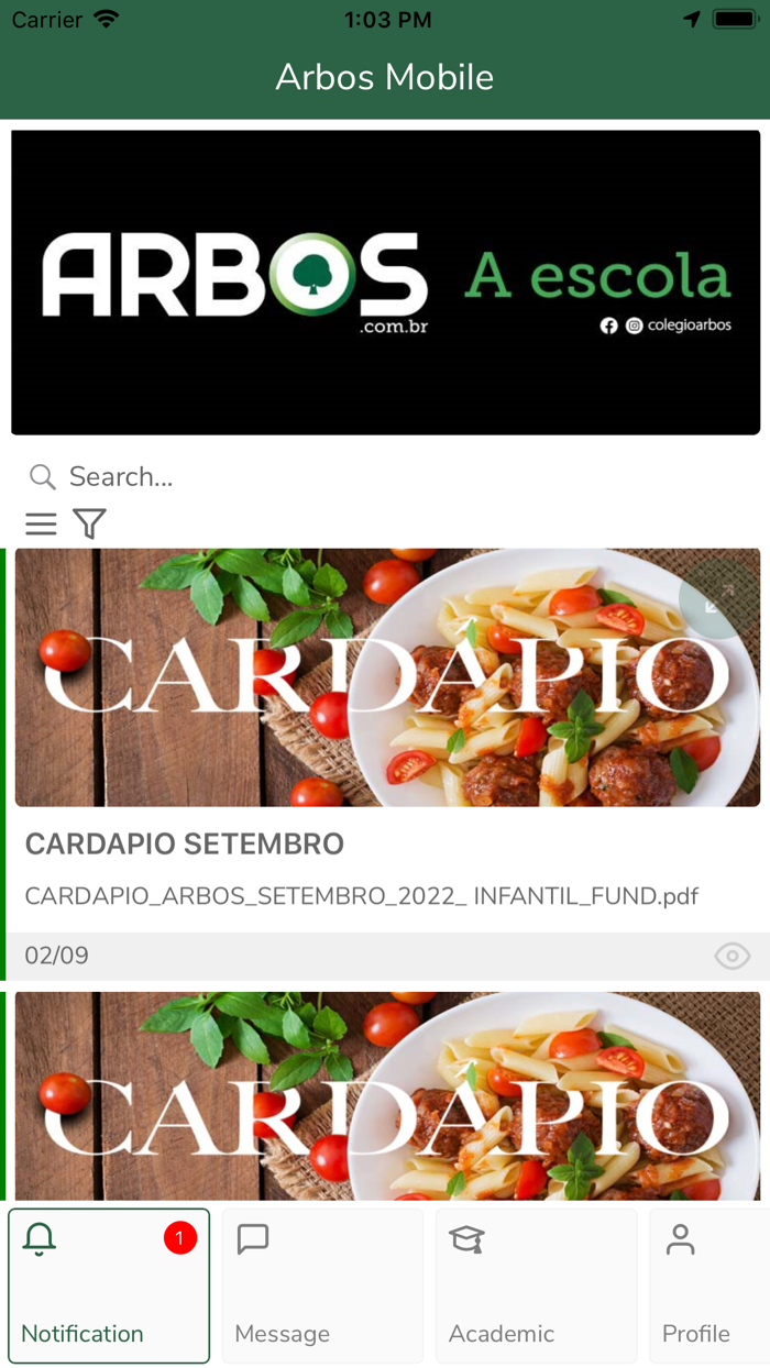 Colégio Arbos Mobile