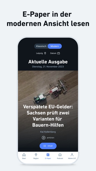 LVZ - Nachrichten und Podcast Screenshot