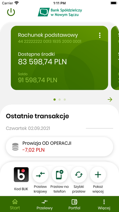 BS Nowy Sącz mobileNet Screenshot