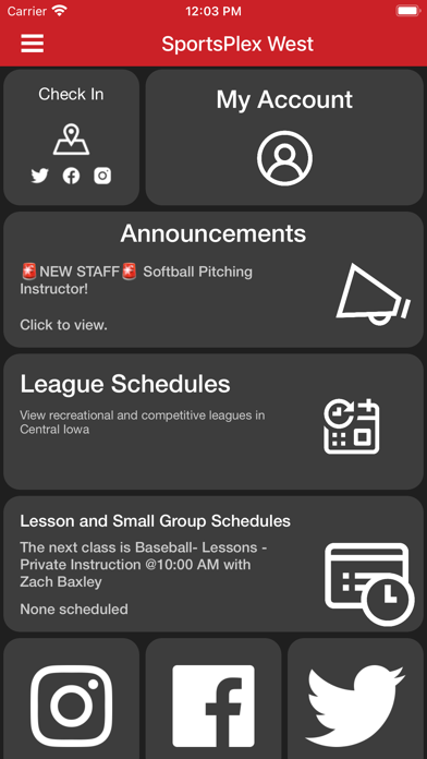 SportsPlex West Screenshot