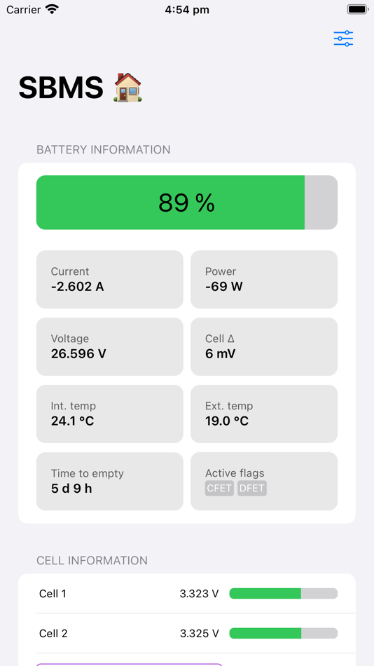 #1. SBMS Monitor (iOS) By: High Hill Bits AS