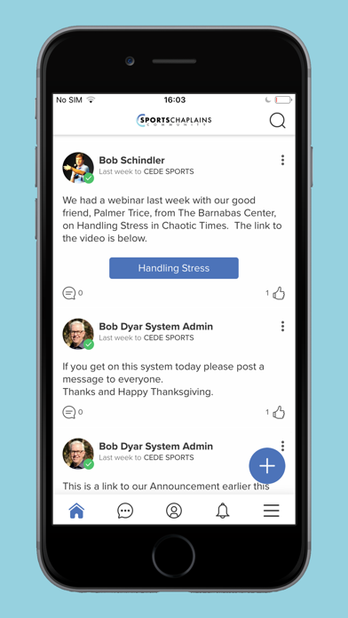 Sports Chaplains Community Screenshot