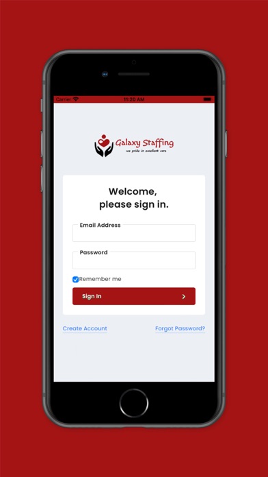 Galaxy Staffing Screenshot