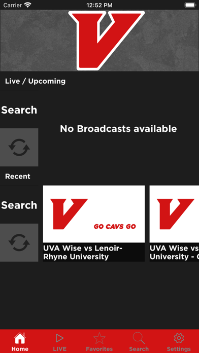 UVA Wise Cavs Screenshot