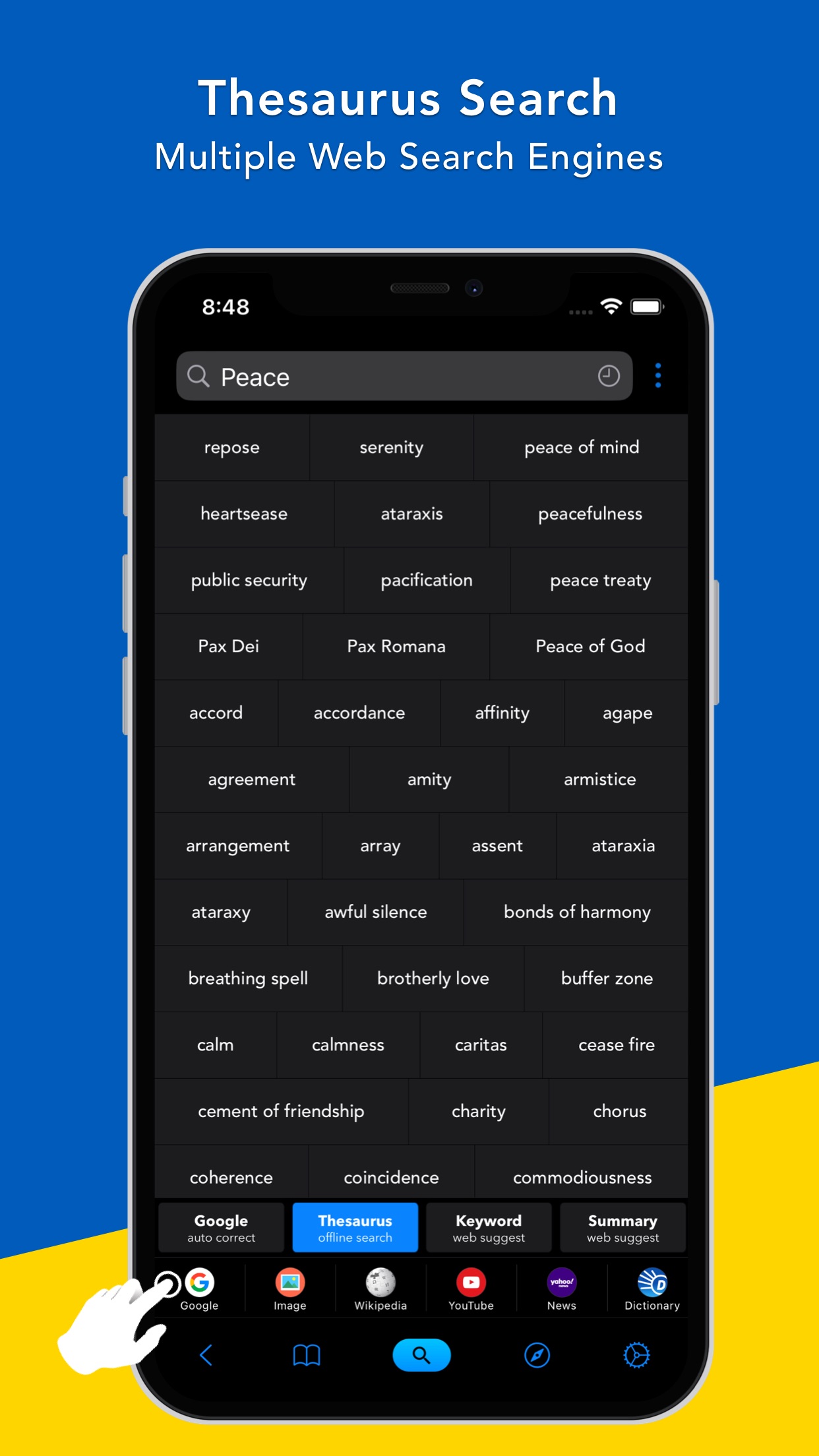 Screenshot do app Word Watch - Wrist Dictionary