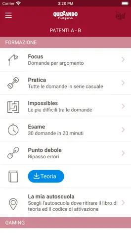 Game screenshot Quiz revisione patenti apk