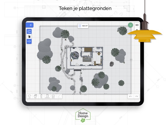 Home Design 3D iPad app afbeelding 4