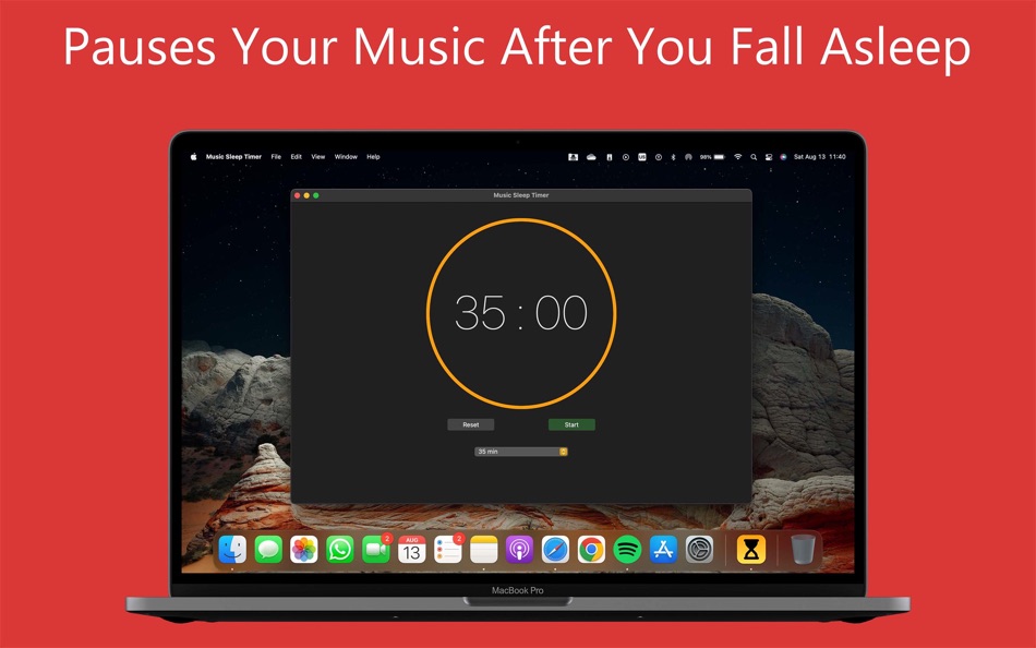 #1. HourGlass: Music Sleep Timer (macOS) 由: Alexander Stoimenov