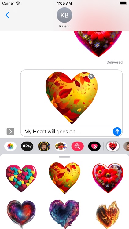 Beautiful 3D Loving Heart Pack