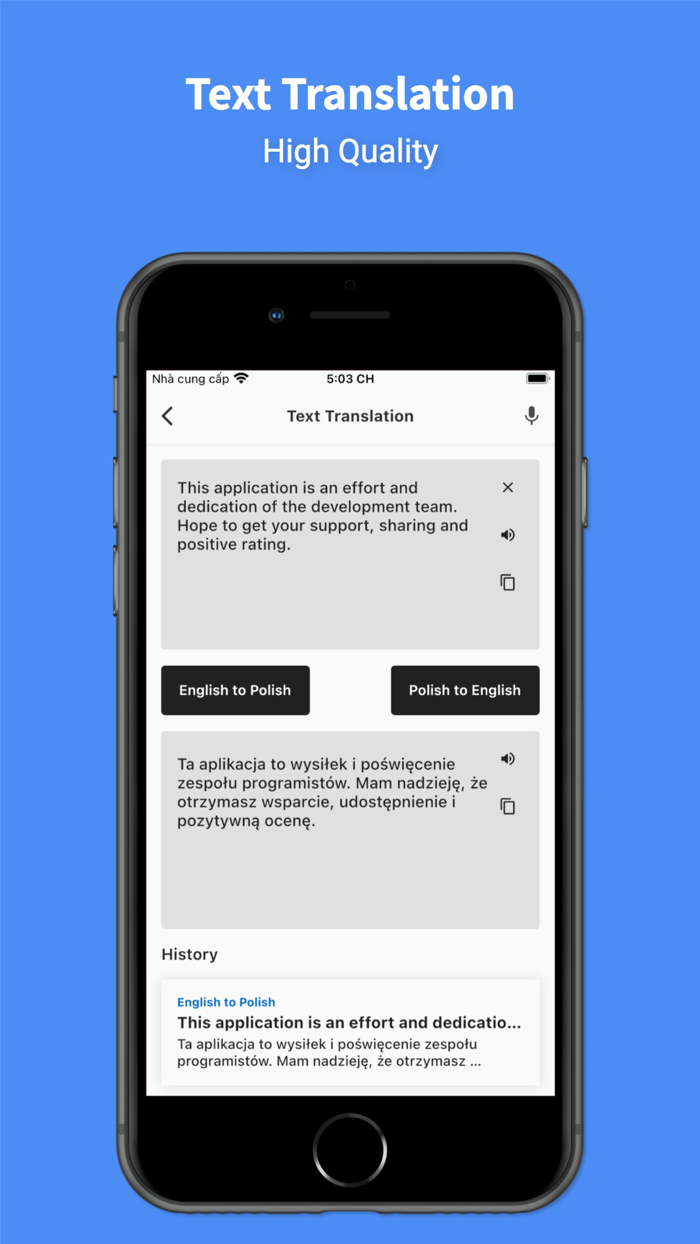 Polish - English  Translator