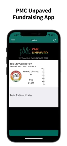 Game screenshot PMC UNPAVED Fundraising App apk
