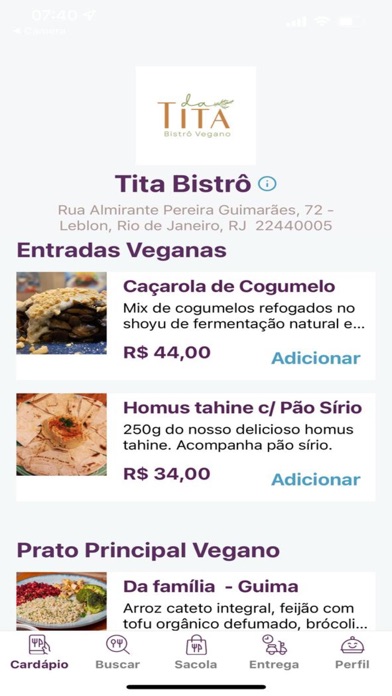 da tita bistro Screenshot