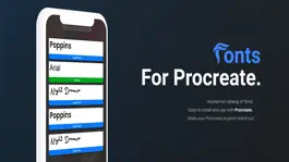 Game screenshot Fonts for Procreate mod apk