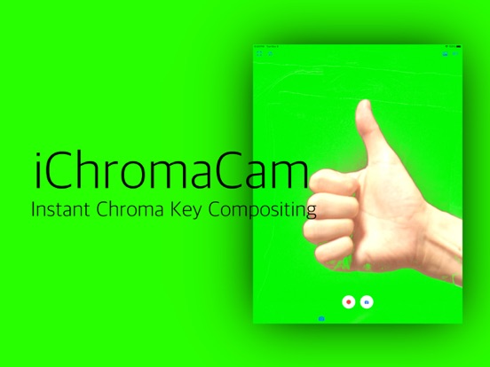 クロマキー合成加工カメラフィルター :iChromaCamのおすすめ画像1