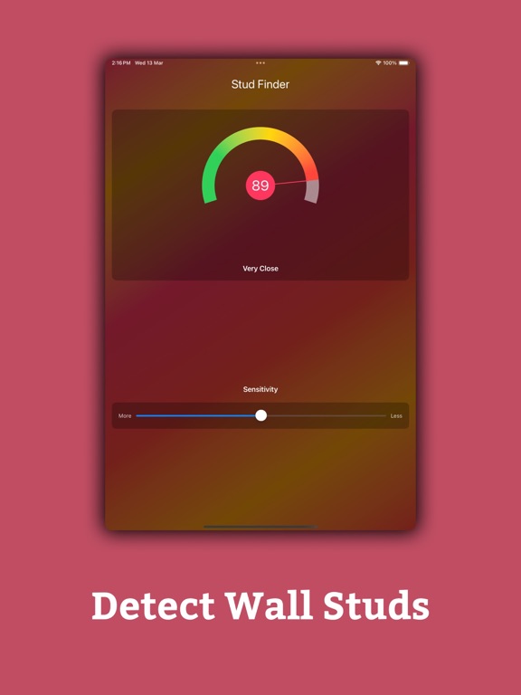 Screenshot #4 pour Metal Detector Stud Finder