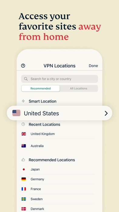 VPN ExpressVPN - Fast & Secure Screenshot