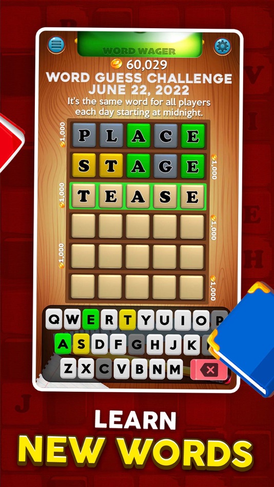 #6. Word Wager - Match 3 Word Game (iOS) 由: Gilligames