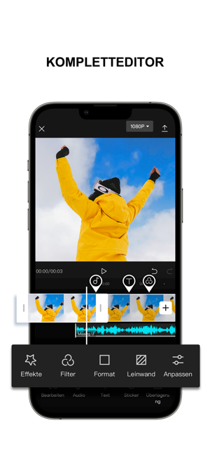 CapCut: Foto- und Video-Editor Screenshot