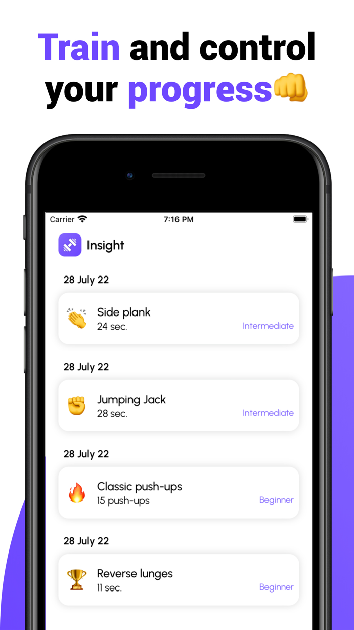MyFit - personal workout