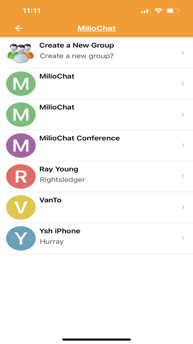 MilioChat Screenshot