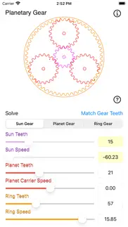 planetary gear calculator iphone screenshot 4