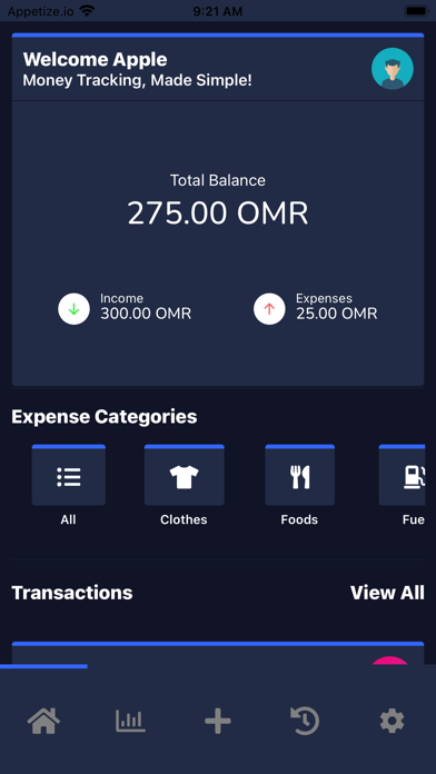 BudgetME - Personal Expenses Screenshot