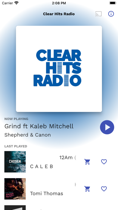 Clear Hits Radio Screenshot