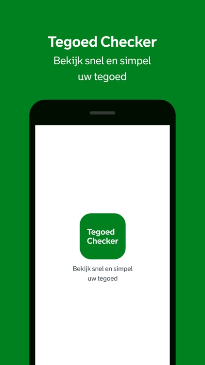 Tegoed Checker