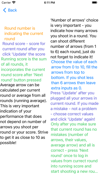 Archery Calculator Screenshot