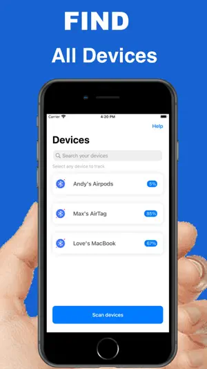 Bluetooth Device Tag Find App screenshot 2
