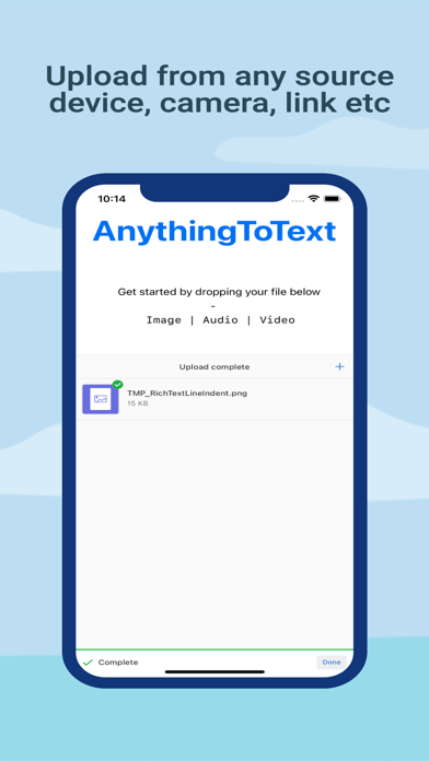 AnythingToText Screenshot