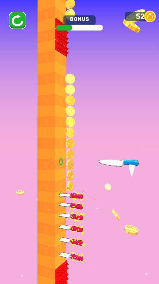 #2. Ball Up: Knife Racing (iOS) By: Voodoo