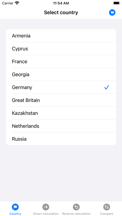 Salary Abroad Screenshot