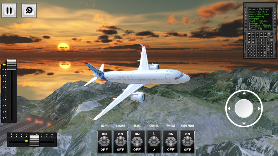 #1. Flight Simulator: Europe (iOS) 由: HRY GROUP BILISIM INSAAT SANAYI TICARET ANONIM SIRKETI