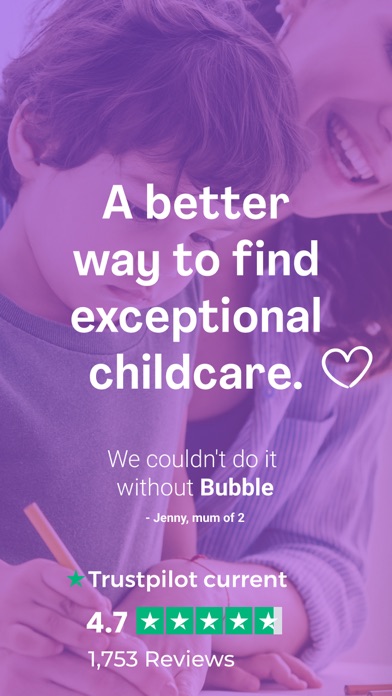 Screenshot #1 pour Bubble - Babysitters On Demand