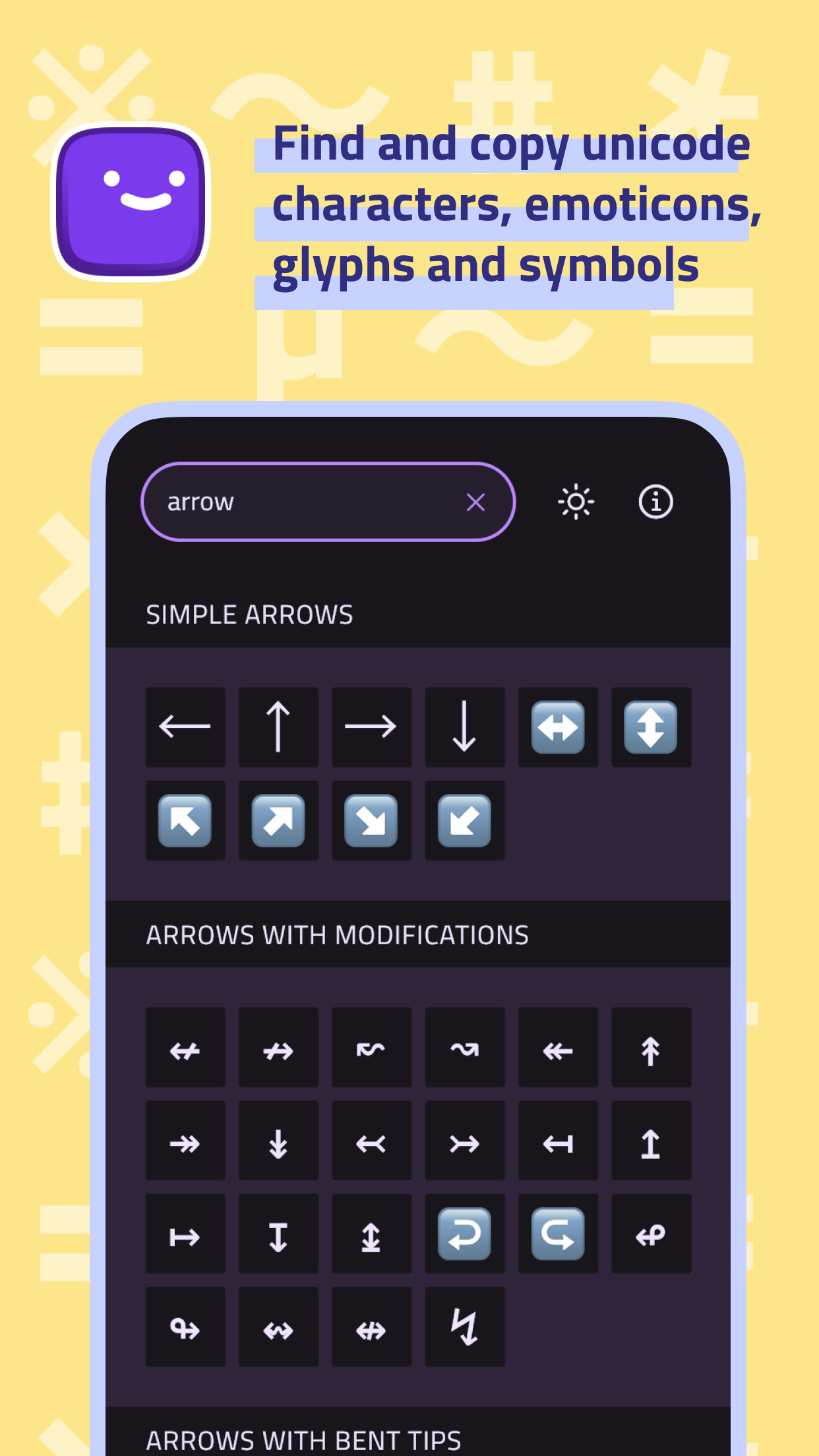 Ejimo: Emoji & symbol picker