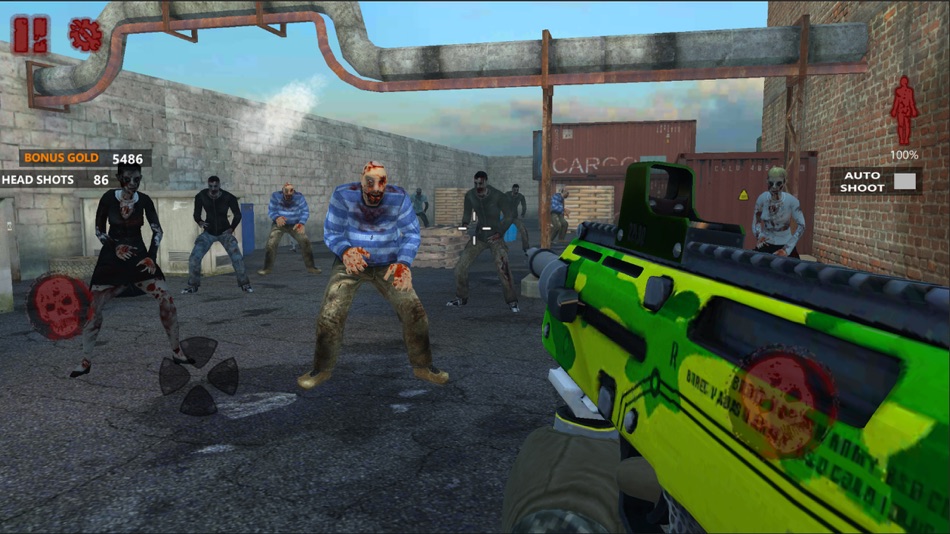 #2. FPS Zombie Target 3D (iOS) Podle: ijaz arshad