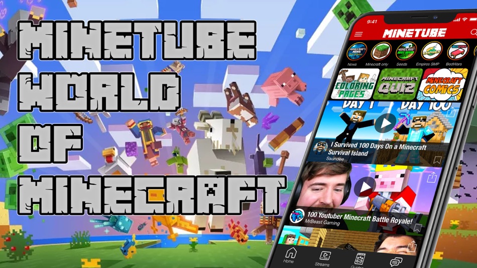 #1. MineTube - World of Minecraft (iOS) 来自: Dmitry Kochurov