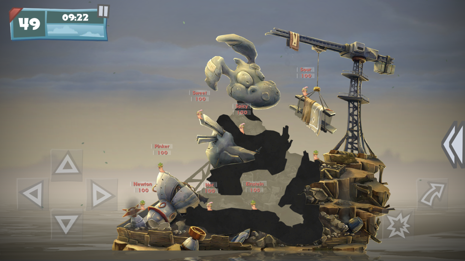 #3. Worms W.M.D: Mobilize (iOS) 由: Team17 Digital Limited